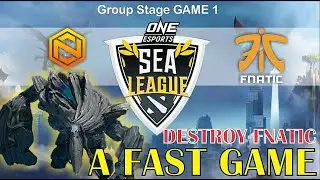 ONE ESPORTS Dota 2 Sea League (Neon vs Fnatic) Group Stage Game 1