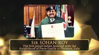 Dr. Sohan Roy honored with the Knighthood of Parte Guelfa in Florence, Italy