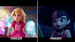THE SUPER MARIO BROS. MOVIE -Side-By-Side- W/Original Trailer