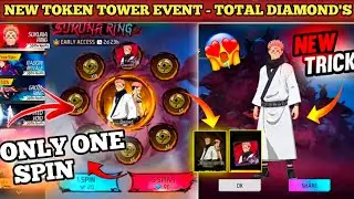 SUKUNA RING complete ചെയ്താലോ 😍 New Rjng EVENT Spinning 🥵 TOTAL DIAMOND 🤔 WORTH😵⚡