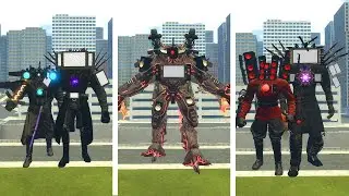 SPEAKERMAN TITAN UPGRADED ,TRI TITAN UPGR VS ASTRO HYDRA ,ASTRO DETAINER In Garry's Mod!