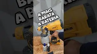 The cheapest cordless battery-powered paintbrush I found online, Deko 18v #painting #tool #maker