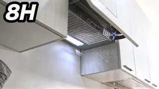 White Noise - Kitchen Hood Fan - For Relax, Sleep, Focus, ASMR [8 Hours Black screen]