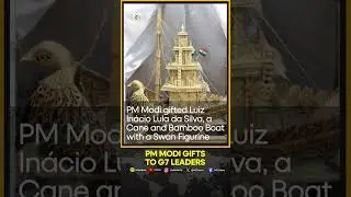 PM Modi Gifts Indian Handicrafts to G7 Leaders in Canada | WION Shorts