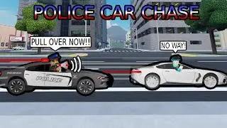 CHASING DOWN CRIMINIALS AND EVADING THE POLICE ON POLICE VS RACER AI ROBLOX #roblox  #policecar