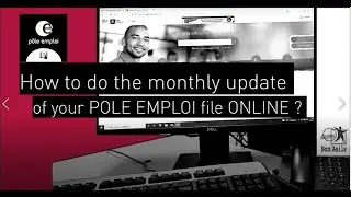 Dom'Asile: How to monthly update your Pole Emploi File , English ?