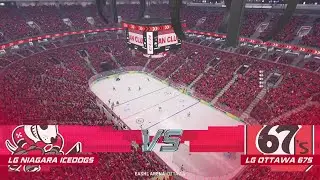 LG Ottawa 67's Beat the Niagara IceDogs in 6 Games
