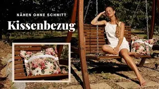 DIY - Kissenbezug nähen für Anfänger | mit Hotelverschluss und Stehsaum | ohne Reisverschluss