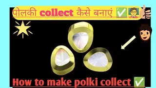 How to make polki collect in Matrix by #jewellery #kundanjewellery