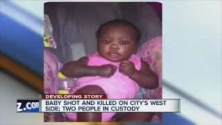 Baby fatally shot in Detroit, 2 arrested