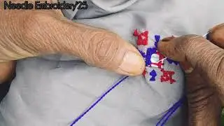 Beautiful Balochi Work Embroidery | Traditional Balochi Hand Embroidery Mini Motif
