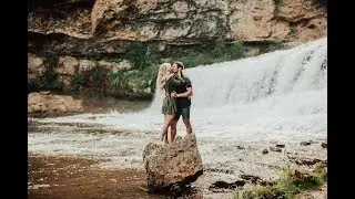 How He Asked! Waterfall Proposal!