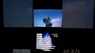 Mario Kart 7 - Bowser's Castle Grand Prix (150cc) Bowser Gameplay.