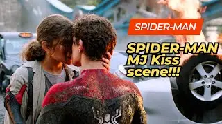 Spider-man Kiss Scene | Tom Holland and Zendaya #SpiderMan #tomholland  #zendaya