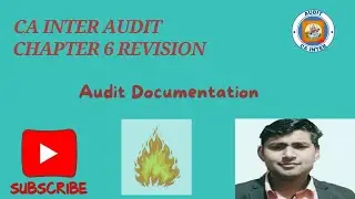 Revision Lecture Chapter 6 Audit Documentation || CA Inter for September 2024 and December 24