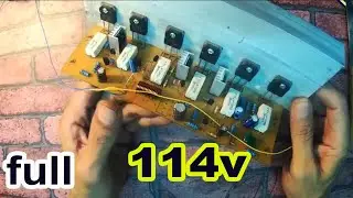 Powerful Stereo Bass Amplifier x12- Assembling Complete Amplifier simple easy understand