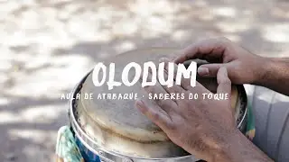 Aula de Atabaque Olodum - Saberes do toque Projeto Omodé com Ògá e Instrutor Pedro