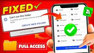 How to fix Can't Use this Folder 📁 Fix Can't Use This Folder Problem in Android phone 