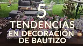 Decoración de Bautizos - Luca Gobbi