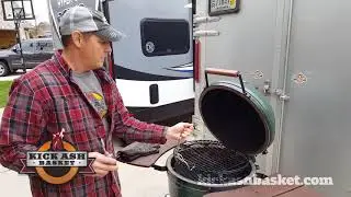 Quick & Safe Big Green Egg Cool-Down Demo: Kick Ash Basket Tools in Action