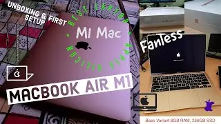 MacBook Air M1 | Best Laptop | Initial Checks | 18hrs Battery | Unboxing & Setup | Powerful Machine