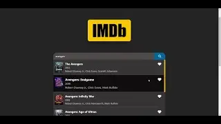 IMDb API project (HTML CSS JS )
