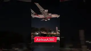 Airbus A380 Smooth Landing 😍 | Giant of the Skies#AirbusA380#GiantOfTheSkies#A380#SmoothLanding