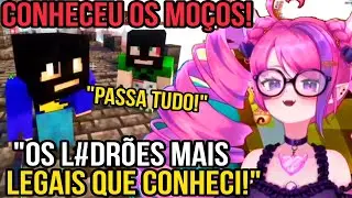 MOUSE CONHECENDO PAC E MIKE WOW WOW (Legendado) | MINECRAFT QSMP
