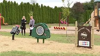 Sensory-friendly equipment ready for play in Salem Township