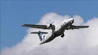 ATR 72-600 AZUL - (PR-TKJ) Pouso e Decolagem em Joinville 24/08/2020