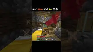Don't Mess With Bro 💀💀 #minecraft