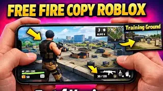I Play Free Fire Copy Game In Roblox App 😎