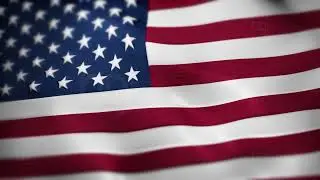 American Flag - USA Flag - Realistic - Waving Flag - Full HD - 1080 - Seamless Loop