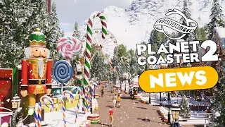 Snow! Christmas Set and MORE! ❄️ HIGHLIGHT UPDATE 8 &laquo;&raquo; PLANET COASTER 2 🐳 German | Deutsch