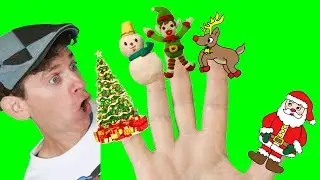 Finger Family Song - Christmas with Matt | Nursery Rhymes, Children's Songs | Learn English Kids