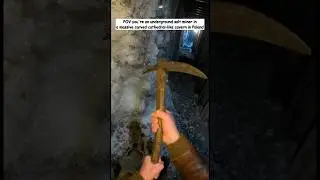 POV you're an underground salt miner in a massive carved cathedral like cavern in Poland #shorts