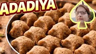 Gujarati Adadiya Recipe | Winter Special Healthy Sweet | Traditional Adadiya Banane Ki Vidhi