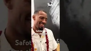 ufc champion Alex P enjoying the samoa culture 😎