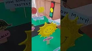 Beautiful Model 😍😍of Adjectives #model #diy #craft #tlm #english #grammar #project