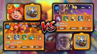 RUSH ROYALE: A&Omega; | GoDeltZ (Gadget, Inquisitor) vs. PK | 리기 (Zeus, Inquisitor) | RR League 15 replay
