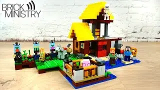 [Обзор] LEGO 21144 Minecraft ● Фермерский Коттедж