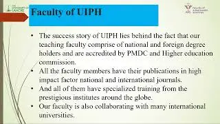 Insights from the University Institute of Public Health
