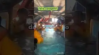 Mundo offshore, treinamento T-HUET! #offshore #navio #curiosidades #bombeiros