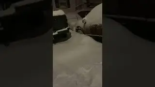Disabwolf cars is covered in two feet of #Snow in #boston #winter #shorts