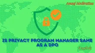Is Privacy Program Manager Same As A DPO, English Edition