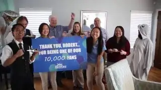 24Hr HomeCare Celebrates One of Its 10,000 Facebook Fans!