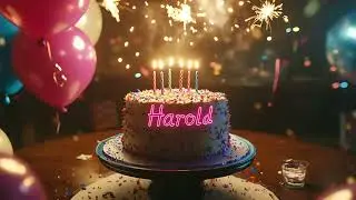 Harold Happy Birthday Tu U - DJ Remix, Special Birthday Greetings
