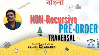 Non Recursive pre order traversal