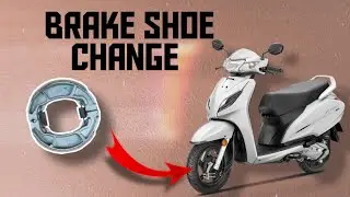 Activa Brake Shoe Change in 5 minutes | Honda | 3G/4G/5G.....