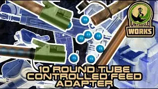 Untangle Works Paintball Ten round tube controlled feed adapter